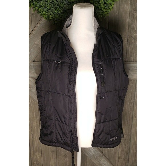 Eddie Bauer Ebtek Vest Jacket Womens Size Medium M Black - Picture 4 of 9